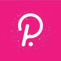 White polkadot crypto logo on a pink background White polkadot crypto logo on a pink background