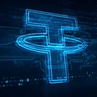 Tether’s logo against digital-style backdrop Tether’s logo against digital-style backdrop