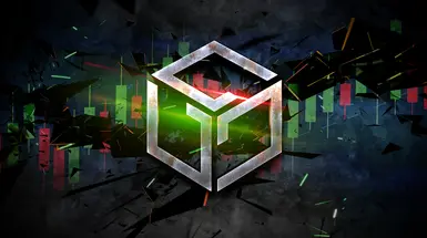 A 3D rendering gala cryptocurrency coin on colourful background