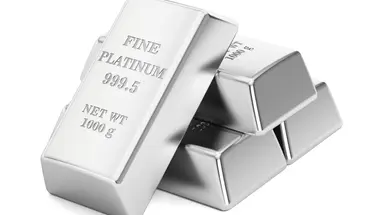 Piled up platinum bars Piled up platinum bars