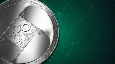 Representation of an OMG coin Representation of an OMG coin